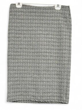 BONGO Gray Textured Pencil Skirt